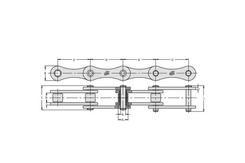 Lanț 212B-1 Retezy Vamberk 5m